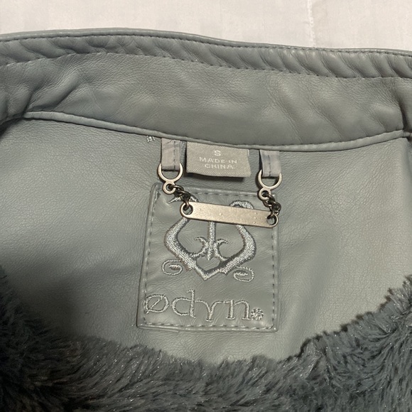 Brand New Odyn charcoal leather jacket - Picture 4 of 7